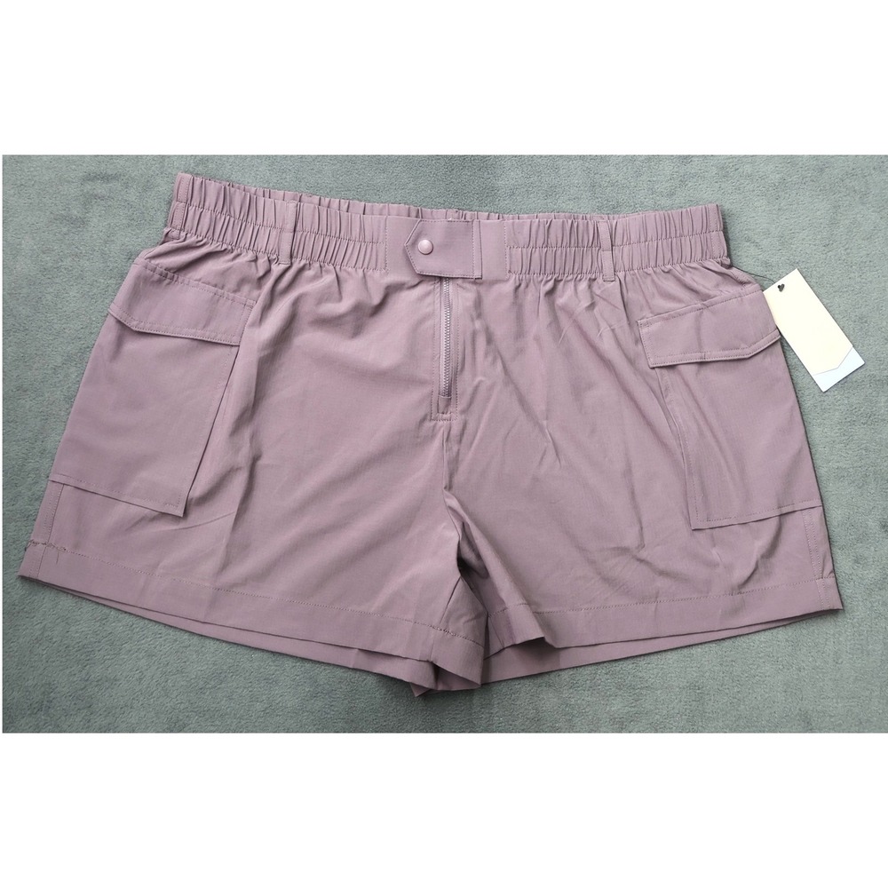 Avia Cargo Shorts Women XXXL 22 Mauve Ripstop Hiking Utility Athletic